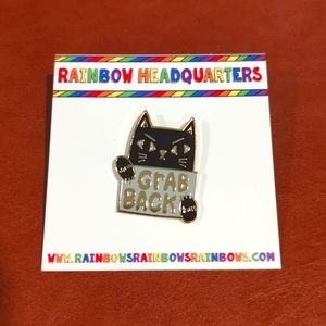 Angry Kitty Enamel Pin